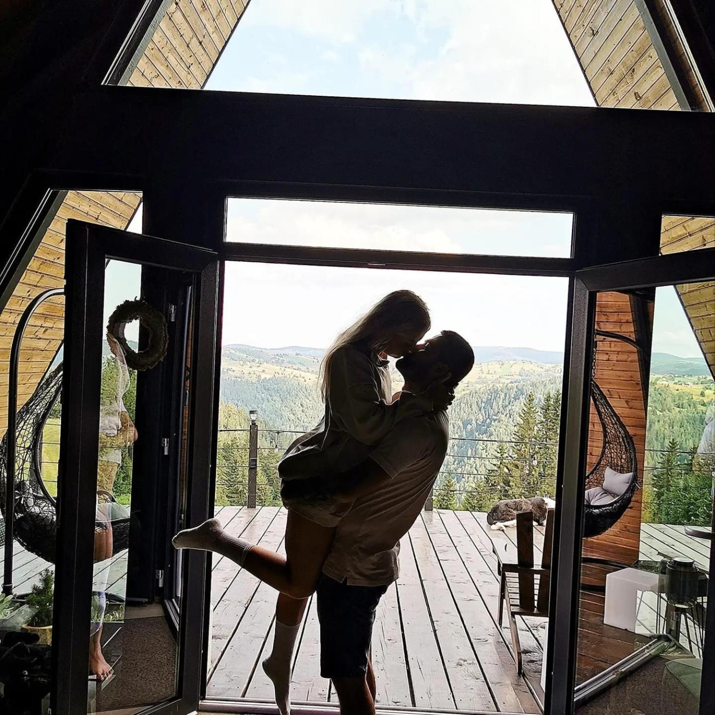 Nordik Cabin - Aframe With 2 Bedrooms Mărişel Exteriér fotografie
